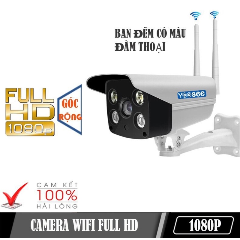 Bảng giá Camera yoosee ngoài trời 2 anten 1080Pcamera wifi ip giá rẻ vds shop Phong Vũ
