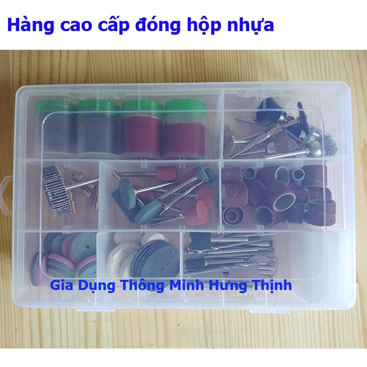 mài cắt khắc đánh bóng mini 161 chi tiết hàng hộp