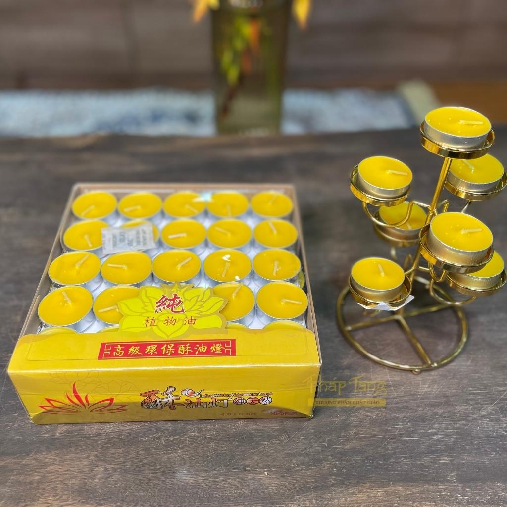 Nến, đèn bơ thực vật hộp 100 cây - Pháp Tạng