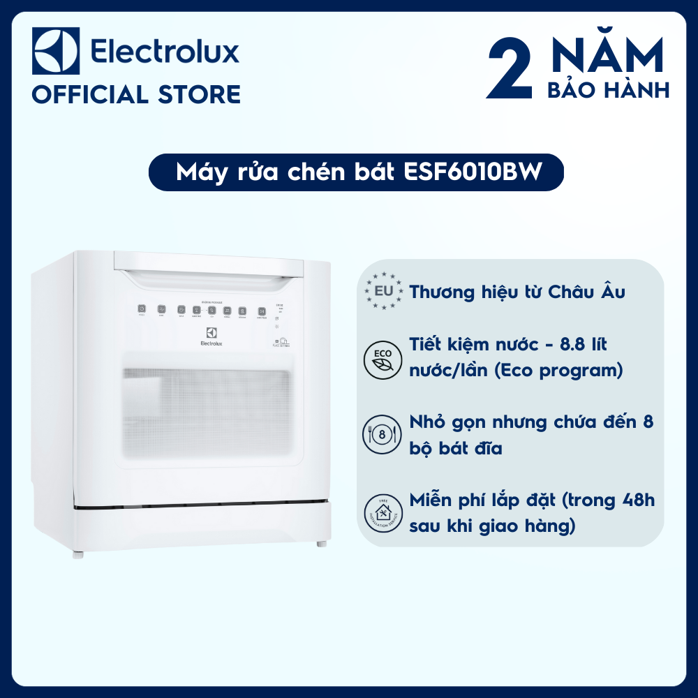 Dishwasher Electrolux ESF6010BW - Free installation - 2-year guarantee