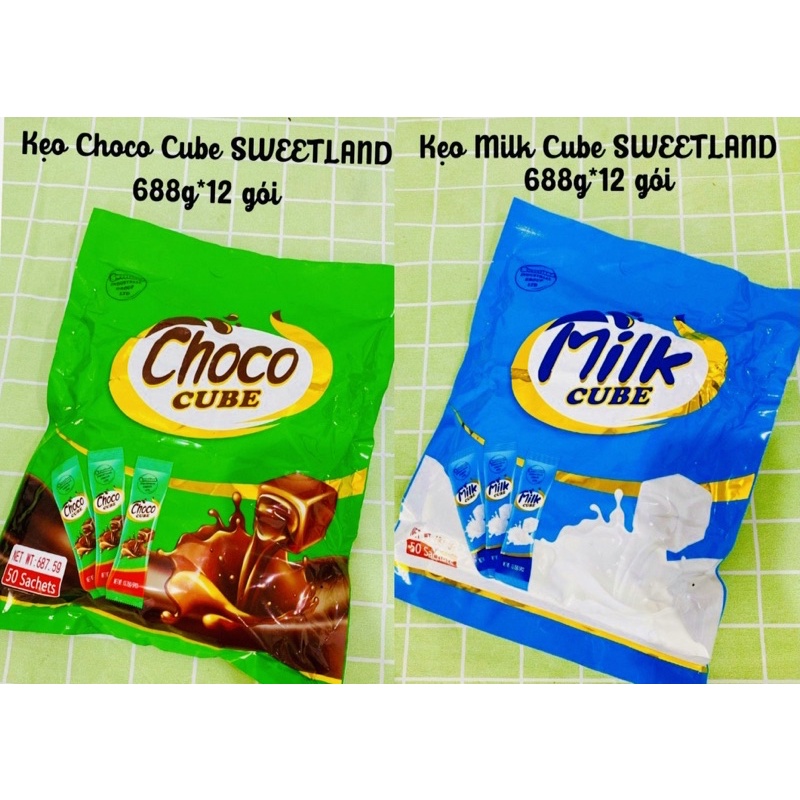 Kẹo Choco Cube/Milk Cube - Ăn Vặt 492