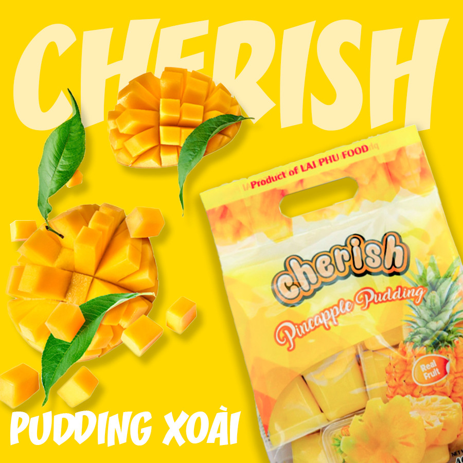 Thạch Pudding Cherish Vị Xoài 850.5 G