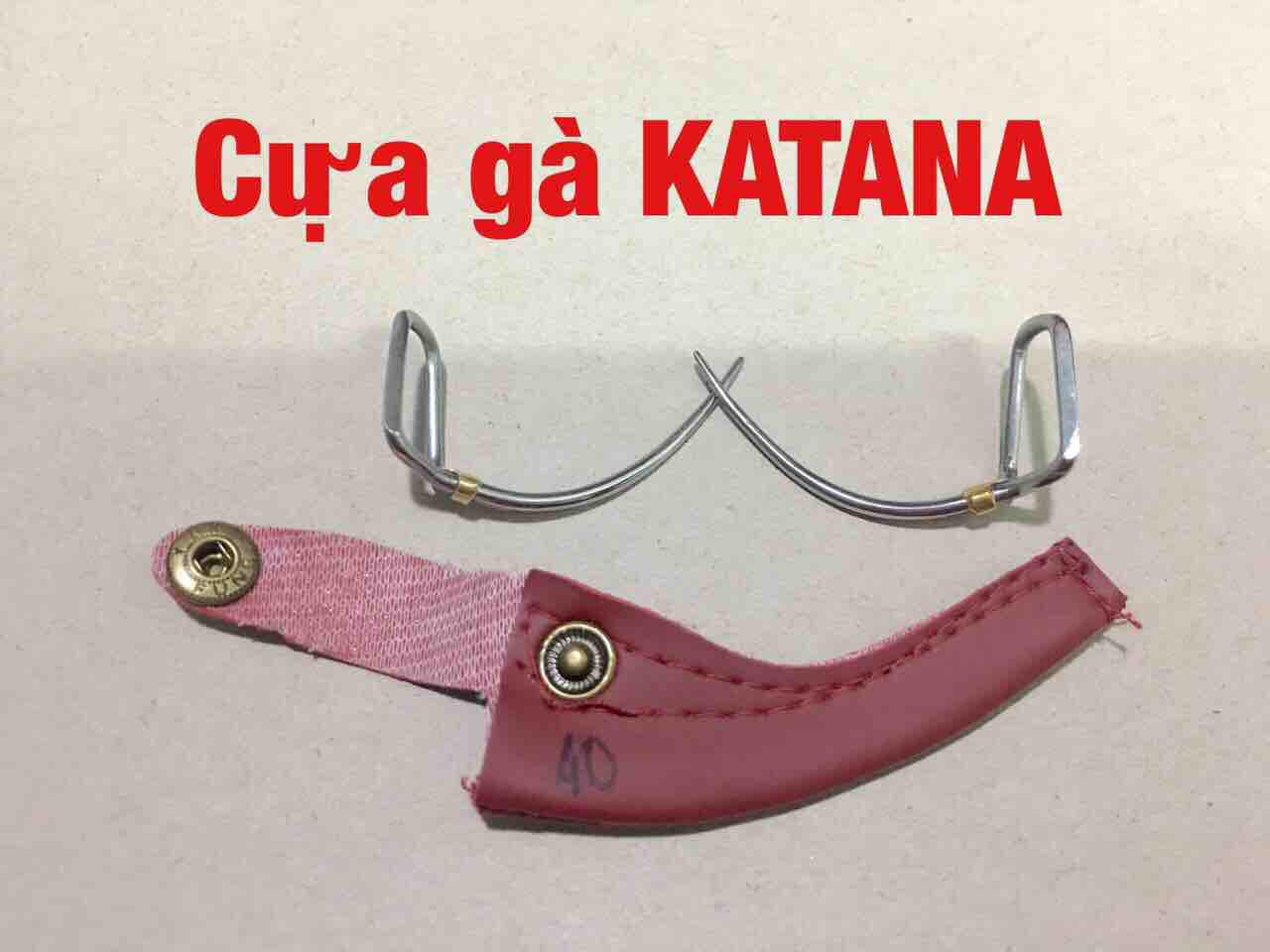 [HCM]Cựa gà tre 40 bọc đồng