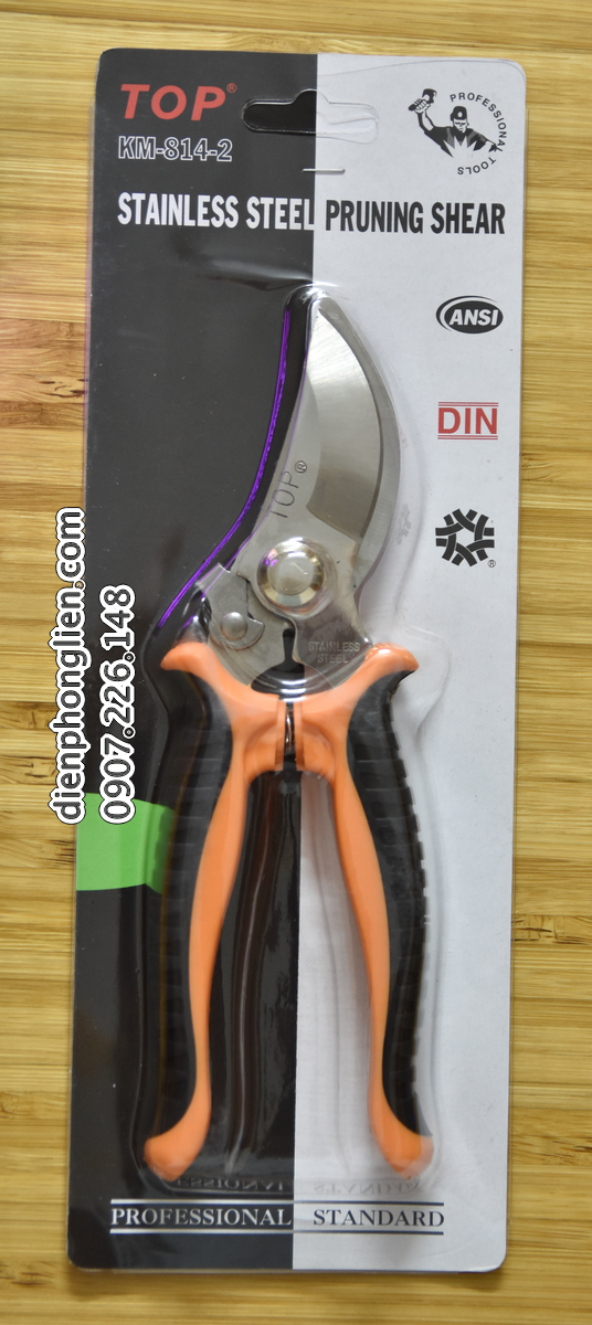 [HCM]Kéo cắt cành TOP KM-814-2 (Giao màu ngẫu nhiên)