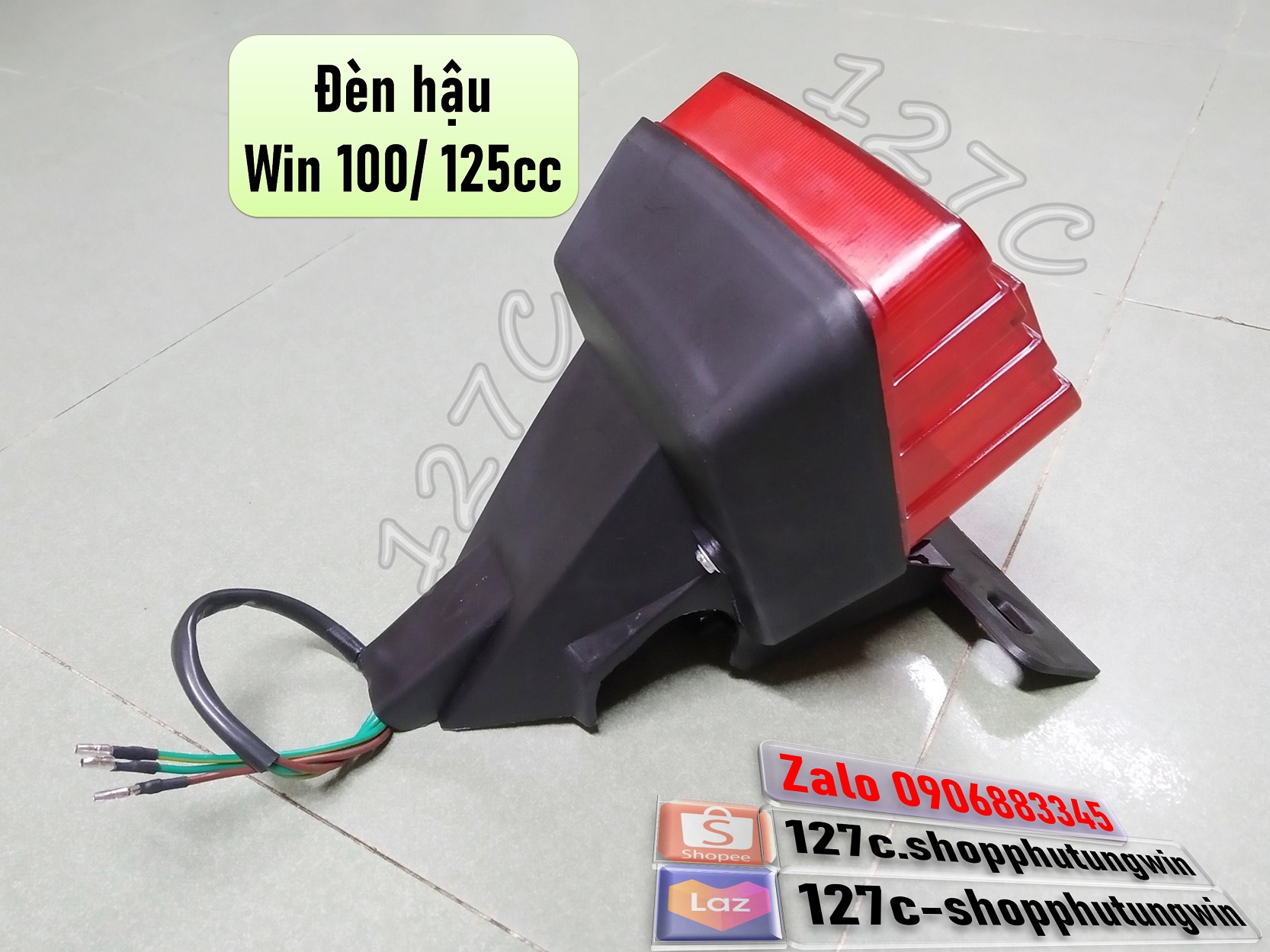 [HCM] Đèn hậu Win 100/ 125cc (Loại tốt)