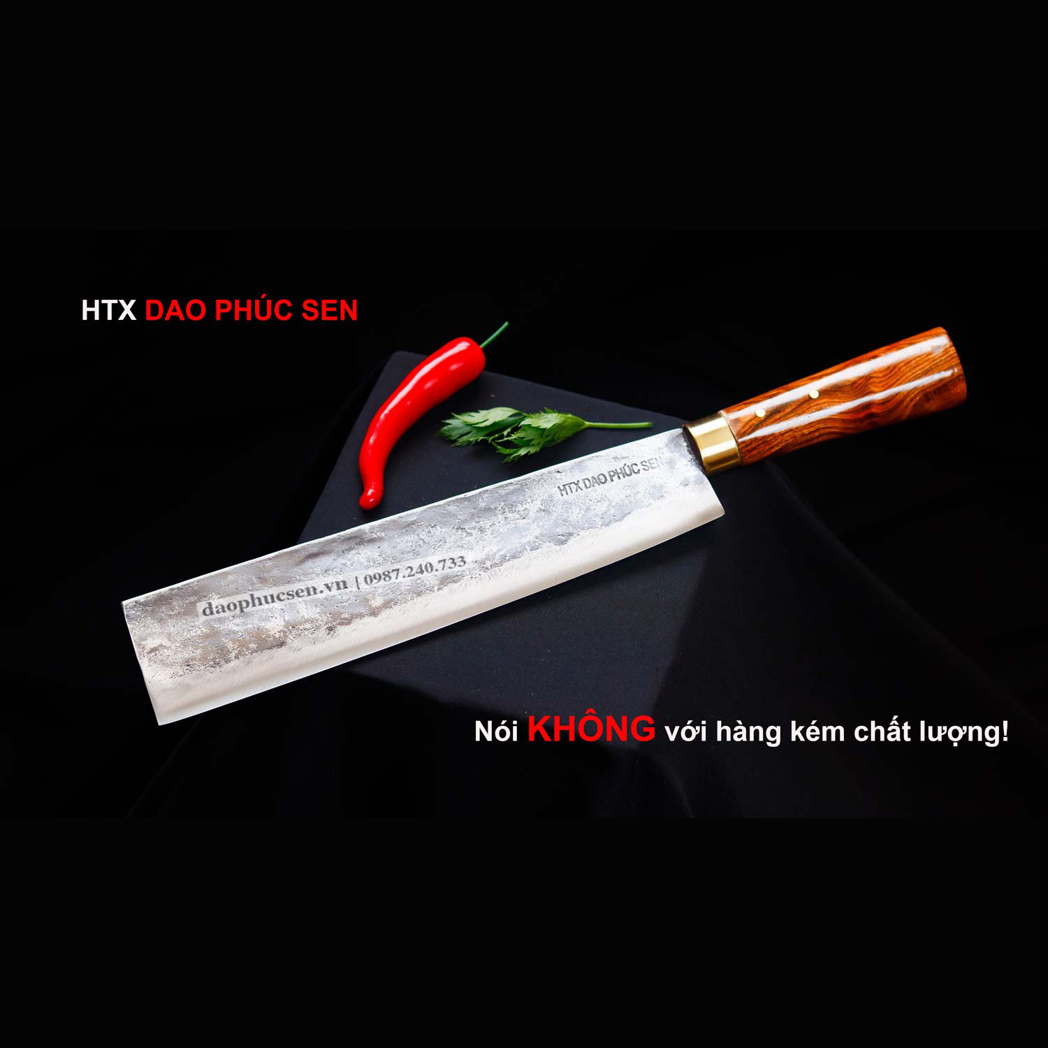 Dao pha chặt tông chặt gà mới phúc sen