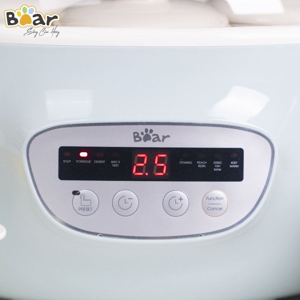 Nồi Nấu Chậm BEAR SUBE003 2.5L Bản Quốc Tế