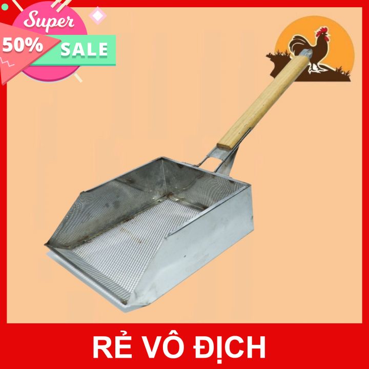 SÀN PHÂN cán gỗ cho gà đá kích thước 20 x 25 cm
