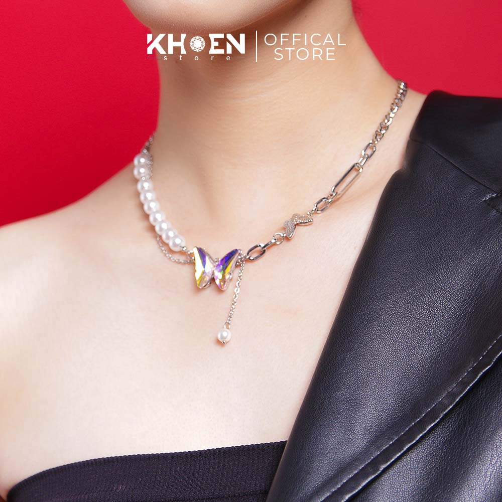 Vòng cổ Bướm đá - Titan - Khoen Store