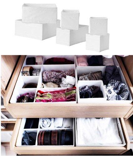 Bộ 6 hộp đựng đồ IKEA SKUBB
