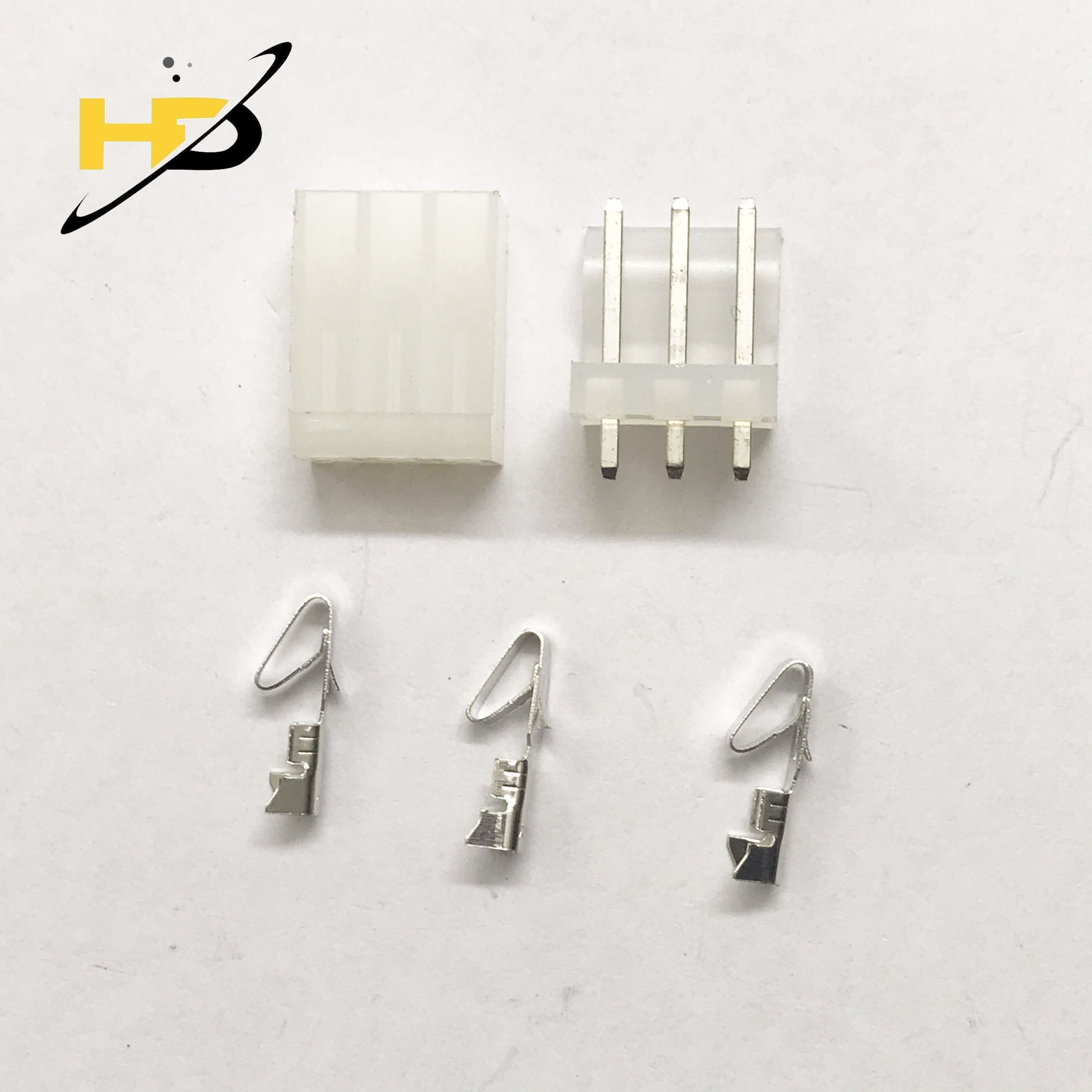 [Combo 10 Bộ] Header CH 3.96 3P (Đực + Cái + Lõi Kẽm), Bộ Giắc CH3.96 3P Chất Lượng