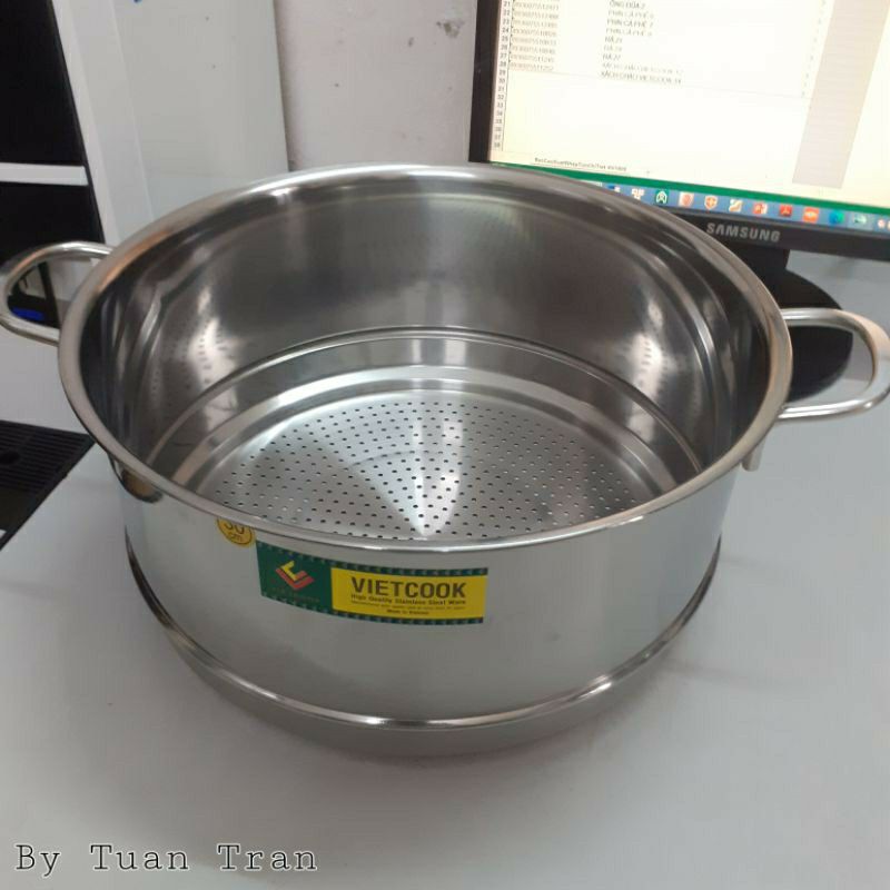 NGĂN XỬNG HẤP INOX CAO CẤP SIZE 24 Five star
