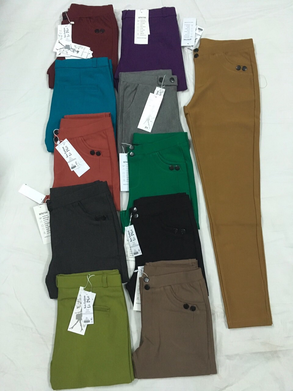 [HCM]Quần cotton 4c dài lưng thun