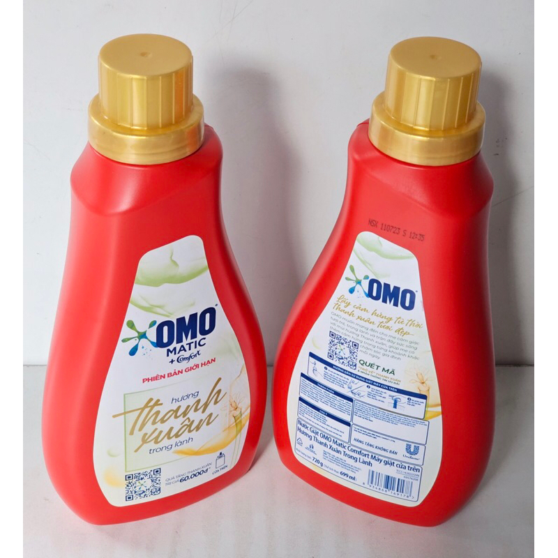 Omo Matic front-load laundry detergent 720g/699ml From Nature