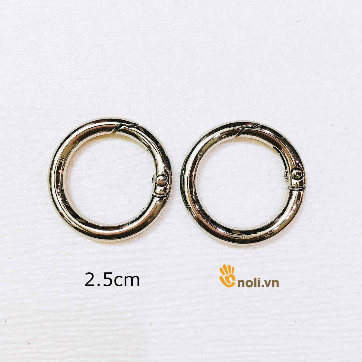 Khoen tròn mở 25mm (1 cái)