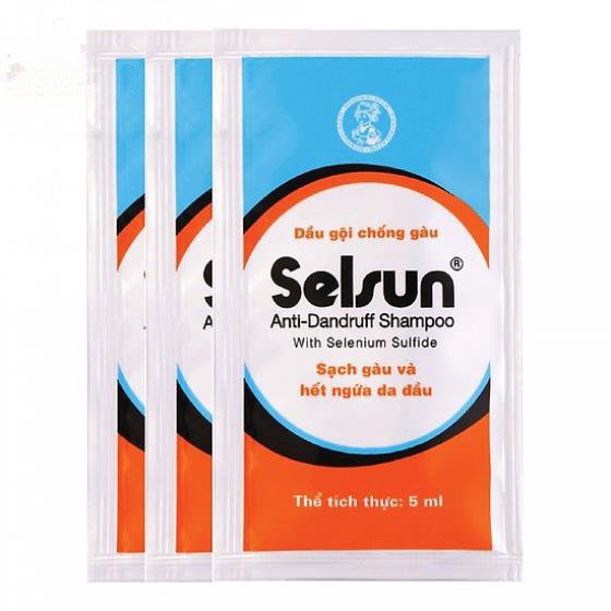 Combo 10 Gói Dầu gội chống gàu Selsun Gói 5ml