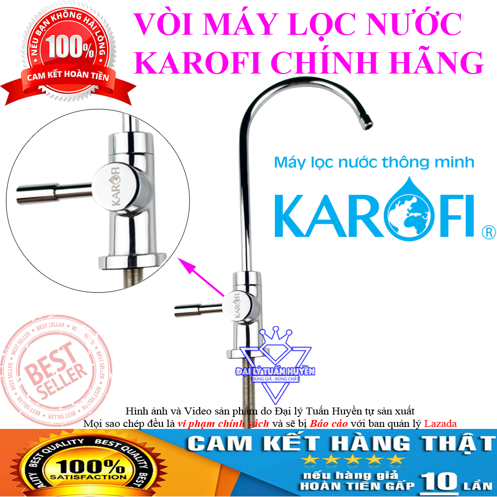 Vòi máy lọc nước Karofi chính hãng