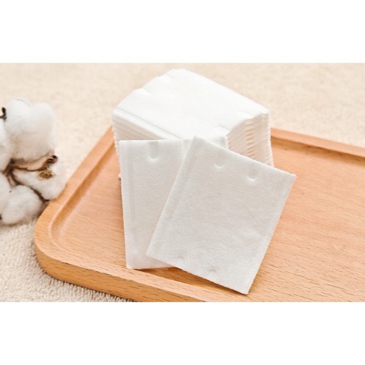 Bông tẩy trang 222 miếng Likado 3 lớp chất liệu cotton túi 200 miếng dày dặn (1 túi)