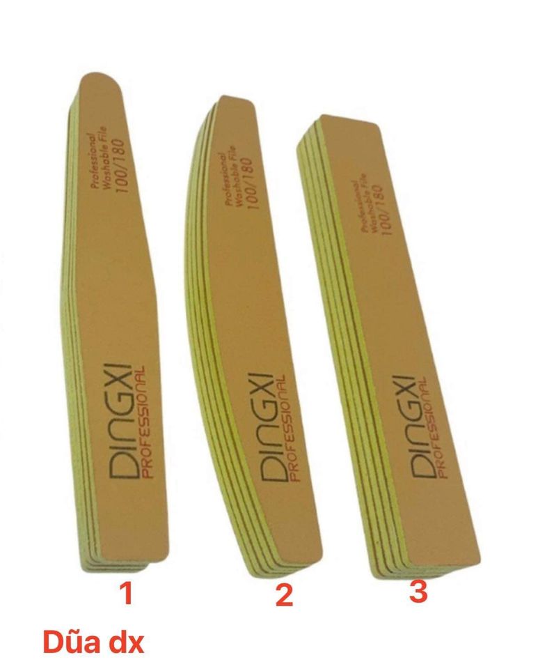 Dũa Móng Tay DINGXI Nhám Da Bò Độ Nhám 100/180
