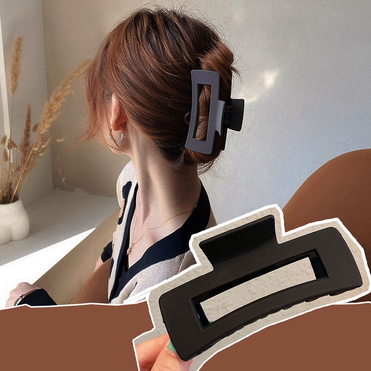 Kẹp tóc càng cua Hàn Quốc nữ đẹp hottrend nhám cỡ size lớn iLita cặp búi tóc dễ thương cào 10 răng 14 răng