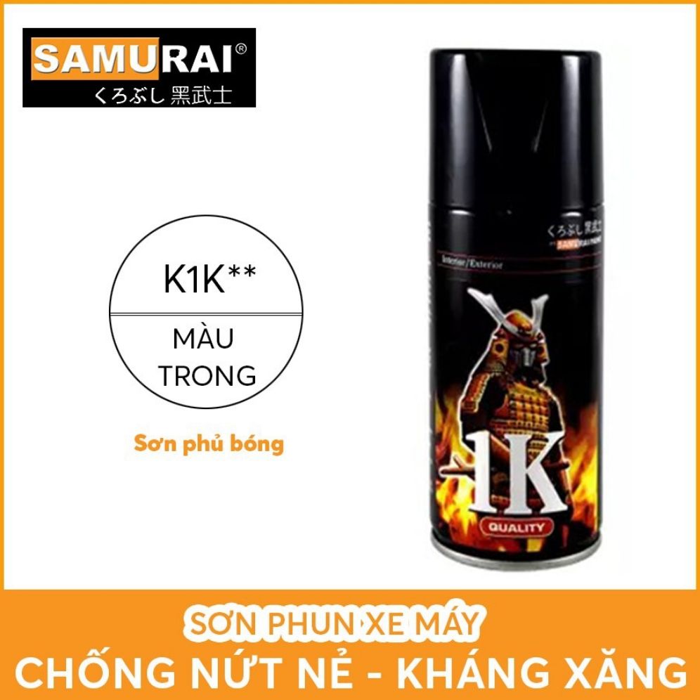 sơn samurai sơn phủ bóng 1k