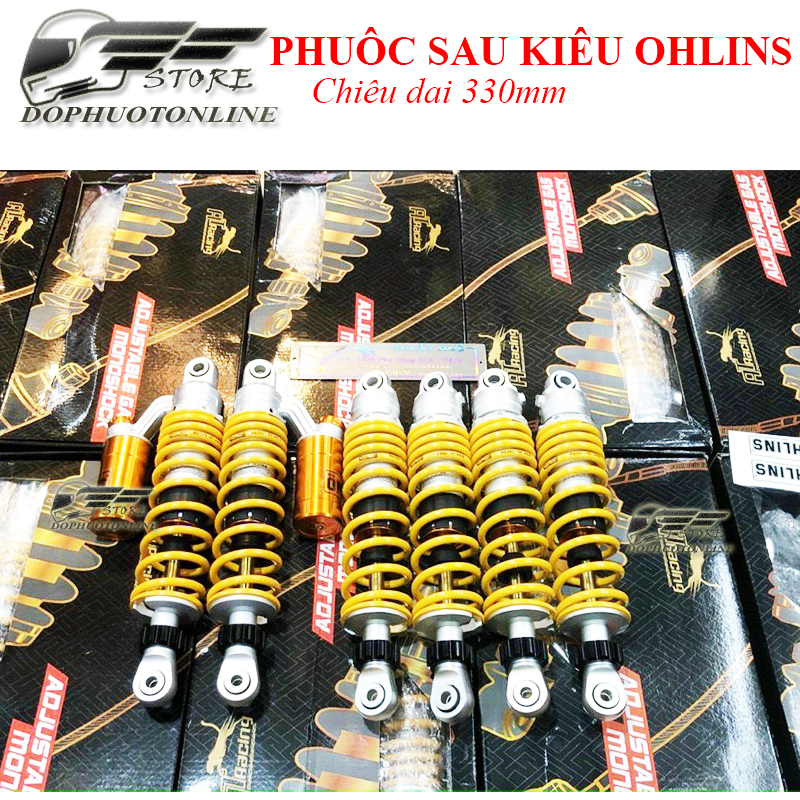 Phuộc Kiểu Ohlins Cho Wave Dream 330mm 