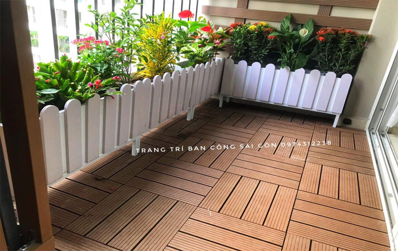 Chậu composite trồng cây