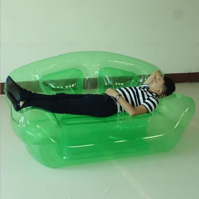 Home and Garden Ghế hơi 2 người nhựa PVC dầy