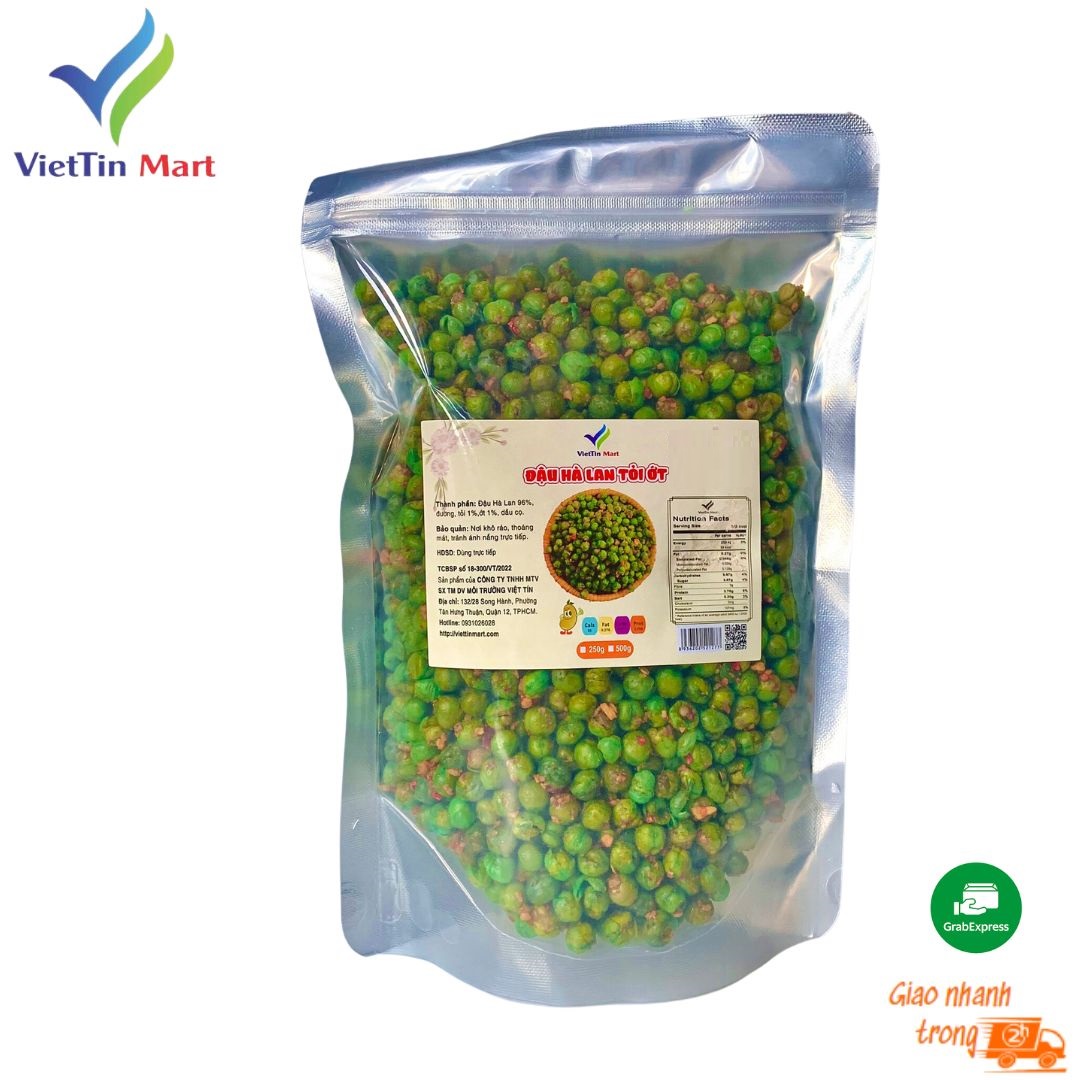 1KG_ Đậu hà lan rang tỏi ớt - Viettin Mart