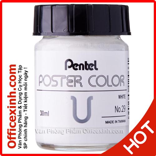 Màu Poster Pentel 5 màu cơ bản - Loại 30ml