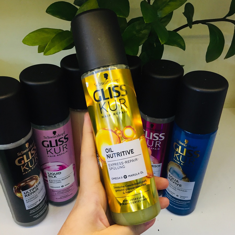 [Chính hãng] TINH DẦU DƯỠNG TÓC GLISS KUR CỦA ĐỨC PHỤC HỒI TÓC - 200ML