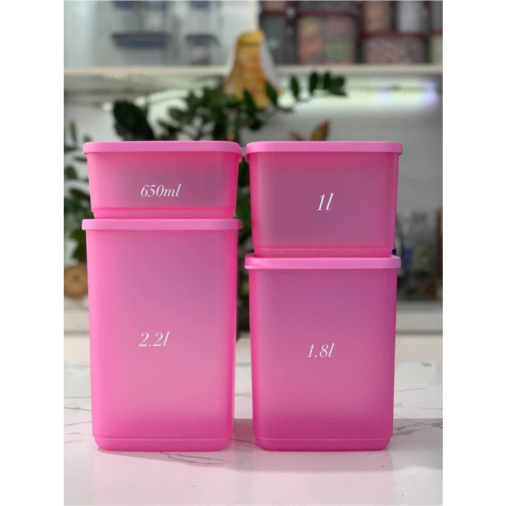 Bộ hộp bảo quản thực phẩm Tupperware Pop Fiesta (08 hộp)