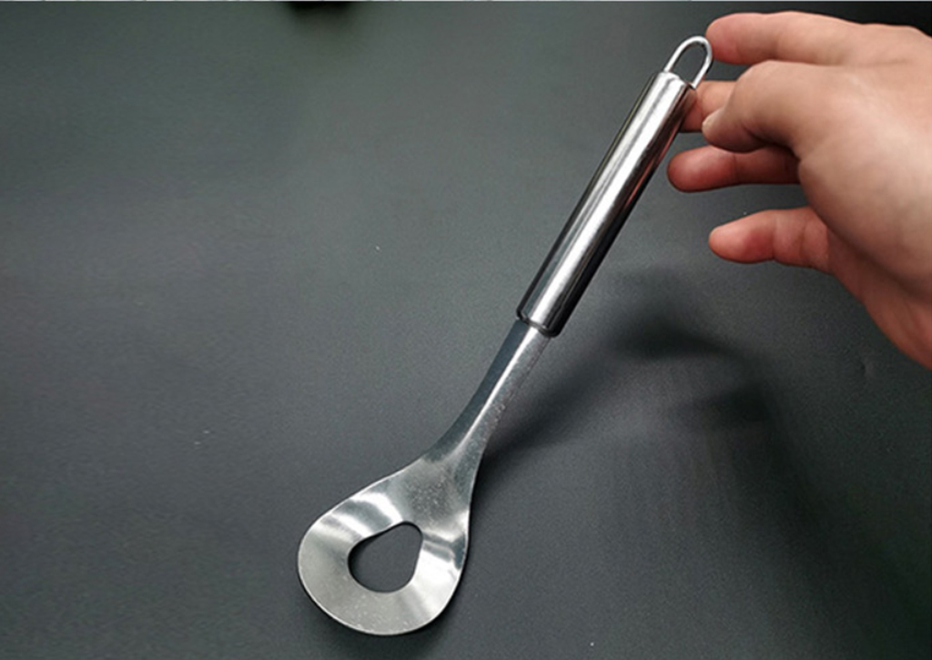 Muôi nặn mọc, chả cả, nặn thịt inox, KT:25,5x6cm