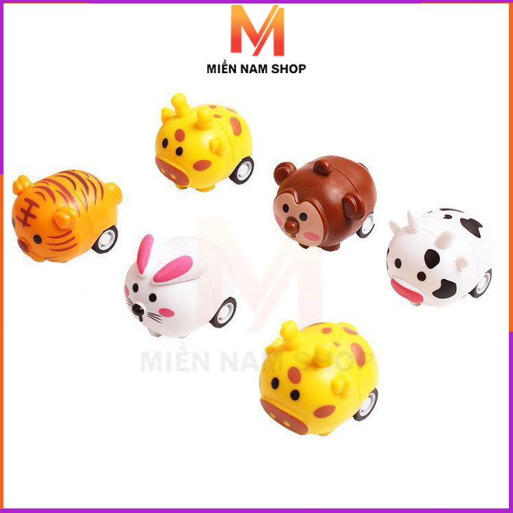 Đồ chơi xe thú mini chạy cót siêu đáng yêu cho bé