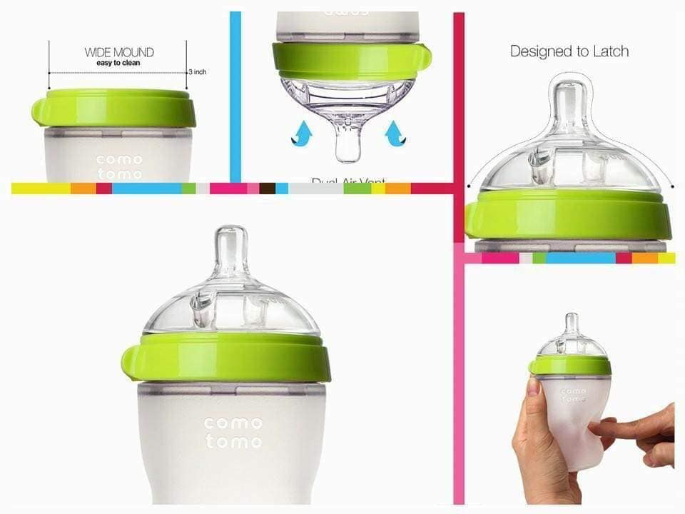 BÌNH SỮA TRẺ EM COMOTOMO 250ml SIÊU MỀM