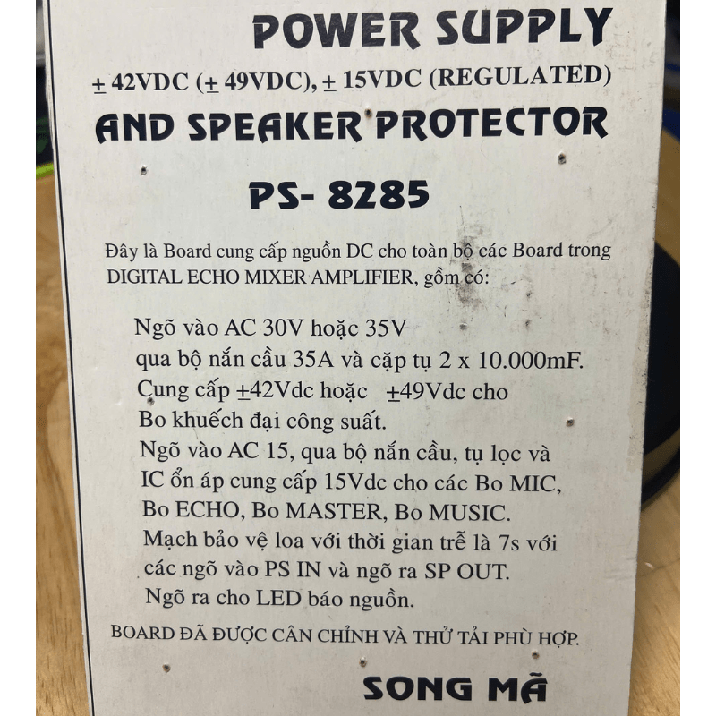 Bo nguồn 2 tụ dùng cho Echo, bo Music, bo Master, bo khuếch đại, amply 35V - linh kiện điện tử QUỲNH DIỄN
