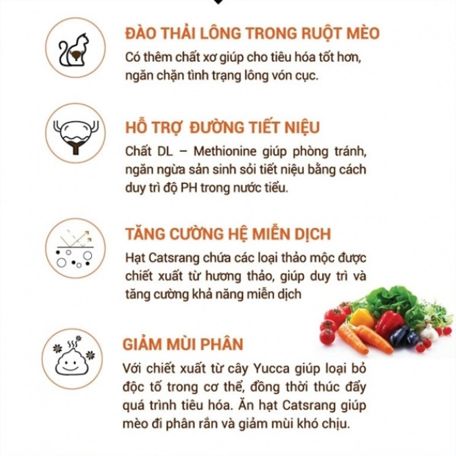 Thức ăn cho mèo catsrang 5kg cho mọi lứa tuổi.