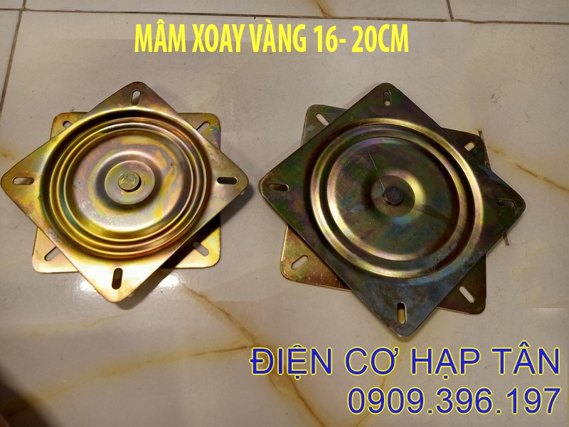 Mâm xoay 160, 200mm -vàng -cho ngành mộc