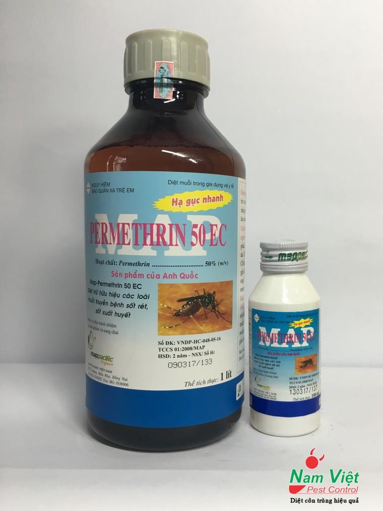 [HCM]Thuốc diệt muỗi Map Permethrin 50EC (chai 1 Lít)