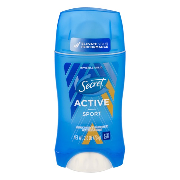 Lăn sáp khử mùi nữ Secret Active Invisible Solid Antiperspirant and Deodorant