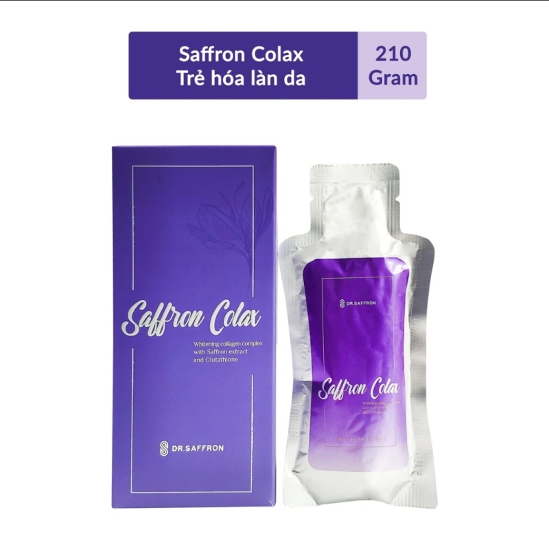 KHOE DEP STORE - Collagen Saffron Colax 1 set 3 gói dùng thử - thương hiệu Dr.Saffron cao cấp