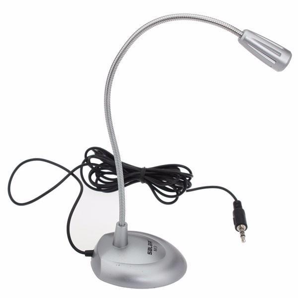 Microphone cho máy tính Salar M3 + dây chia loa 1-2