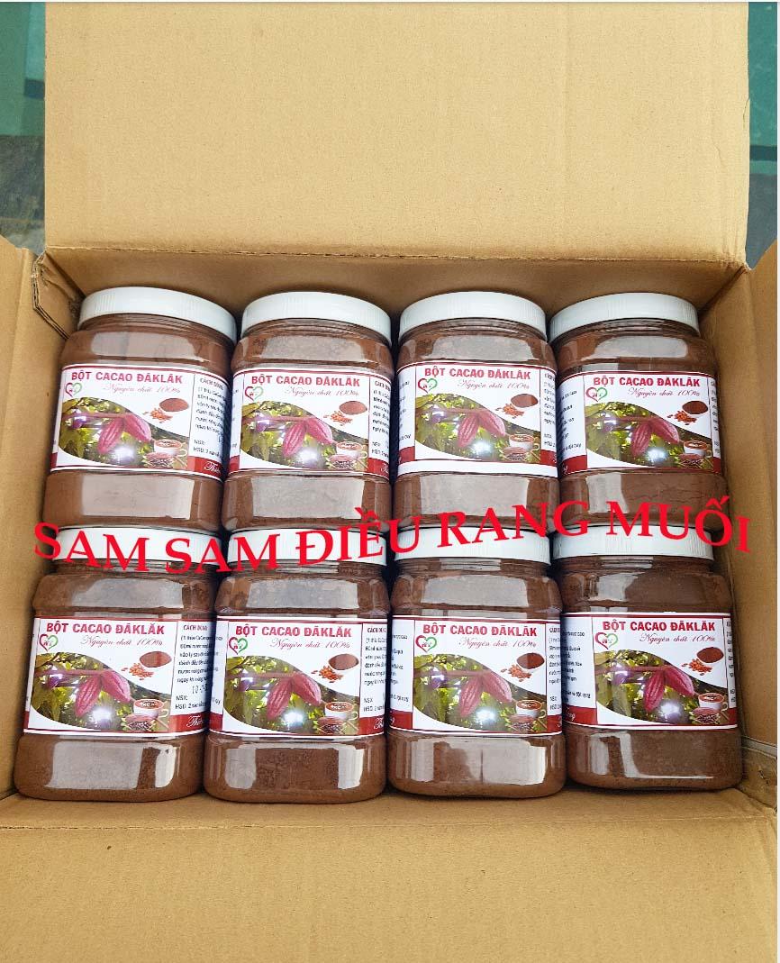 BỘT CA CAO DAKLAK 100% NGUYÊN CHẤT- KHÔNG ĐƯỜNG ( HỘP 500 GRAM)