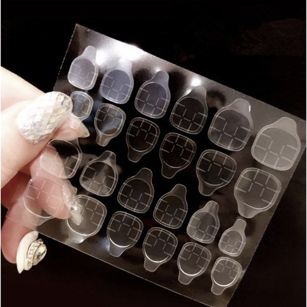 24 miếng keo silicon dán móng nailbox lẻ 1 miếng