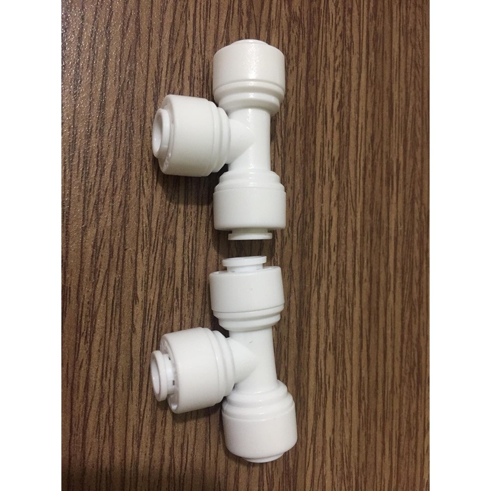 T-Shaped Splitter Phi 10 - Divides Water Lines in Ro Water Purifiers