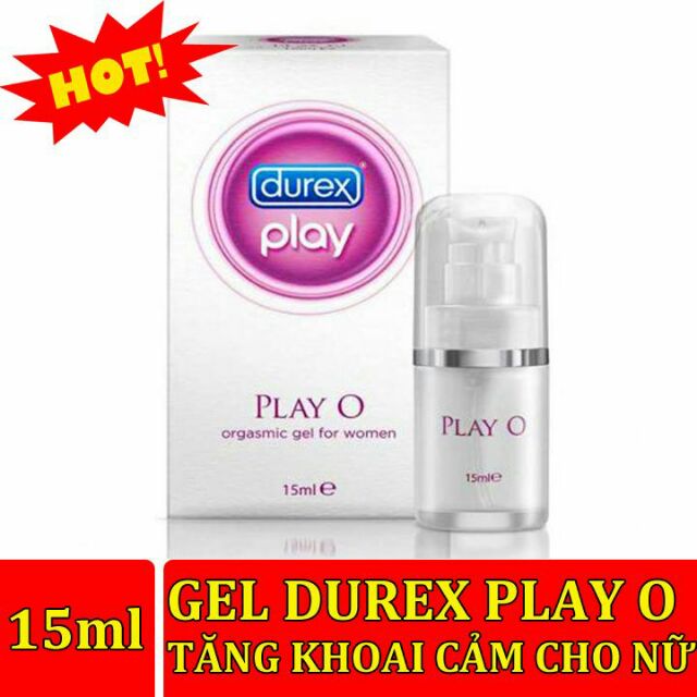 [HCM](CHE TÊN)CHẤTBôi Trơn Durex Play O. Tăng Khoái Cảm Cho Nữ