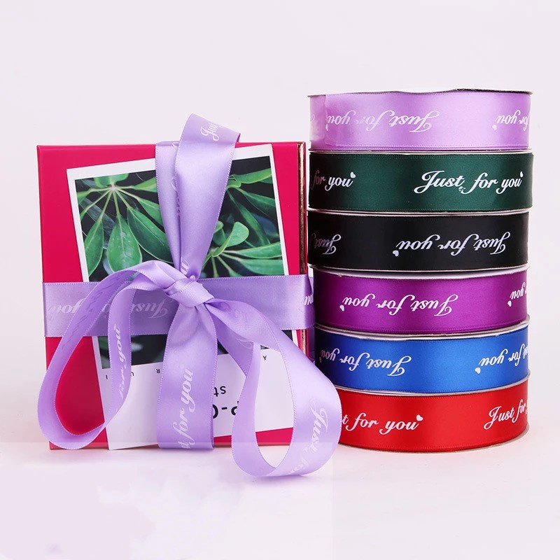 Ruy băng lụa "Just For You" bản 2,5cm