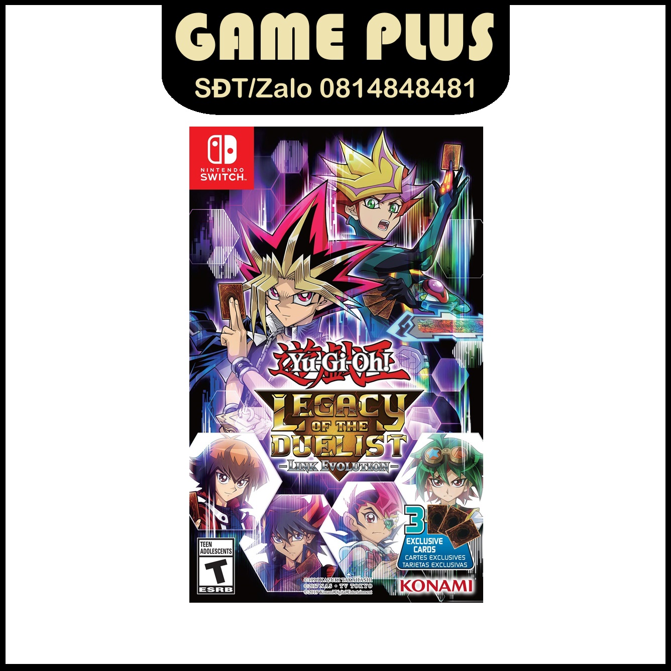 Băng Game 2ND Yugioh Yu-Gi-Oh Legacy Of The Duelist Link Evolution cho máy Nintendo Switch