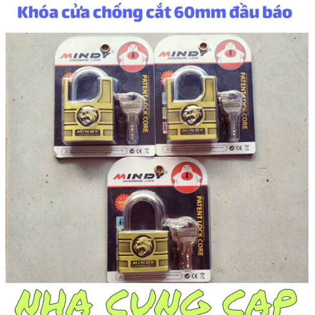 Combo 3 ổ khoá mindy dùng chung 1 chìa chủ