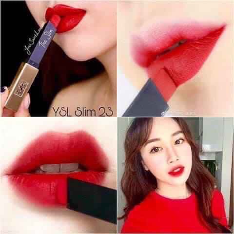 set 2 son YSL rouge pur couture the slim matte đẳng cấp